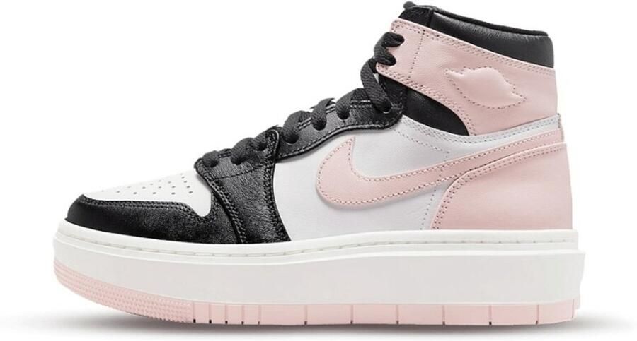 Jordan Wmns Air 1 Elevate High Black Atmosphere-White-Sail