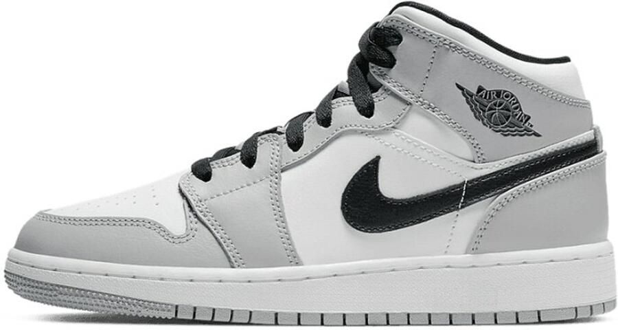 Jordan 1 Mid Light Smoke Grey (GS)