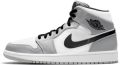 Jordan 1 Mid Light Smoke Grey (Women's) - Grijs