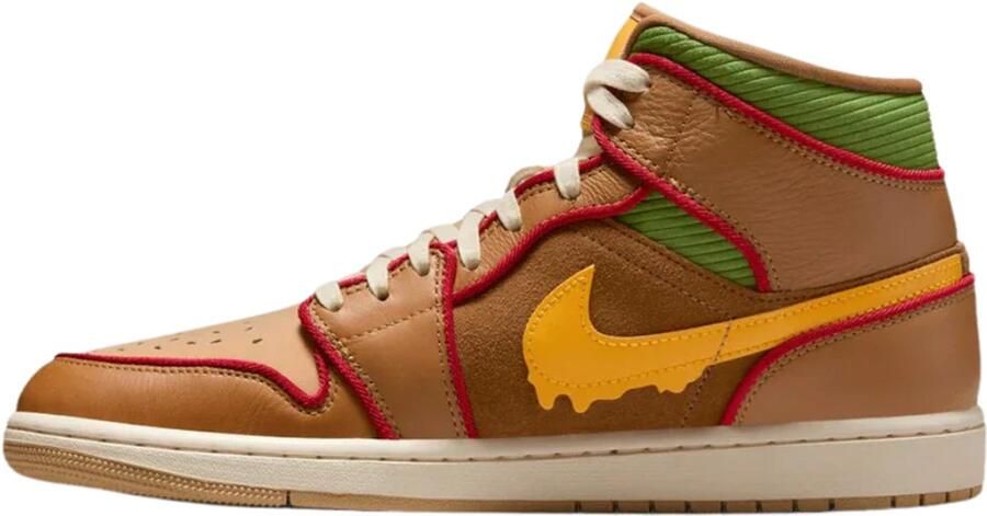 Jordan 1 Mid SE Cheeseburger