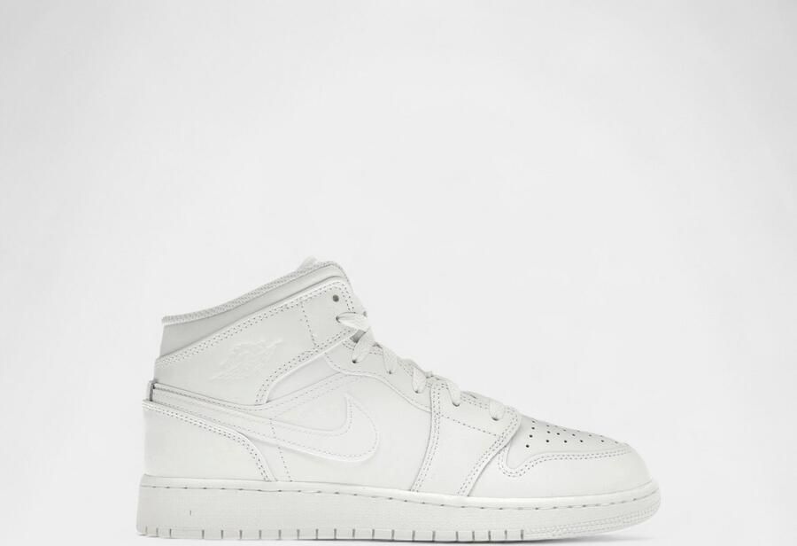 Jordan 1 Mid Triple White (2023) (GS)