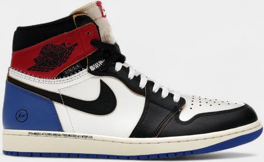 Jordan 1 Retro High OG SP Frag t x Union LA Varsity Red Sport Royal