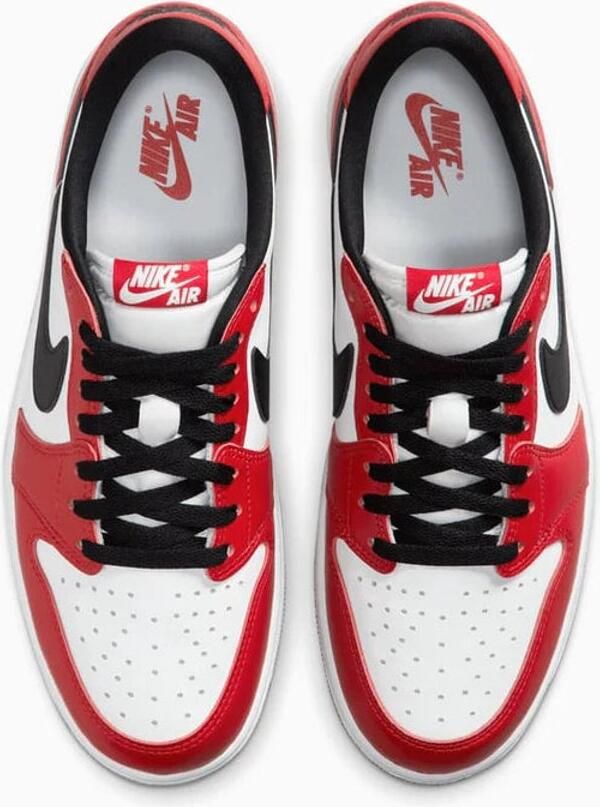 Nike Lage Sneakers Baskets air jordan 1 retro low og chicago 2025 cuir