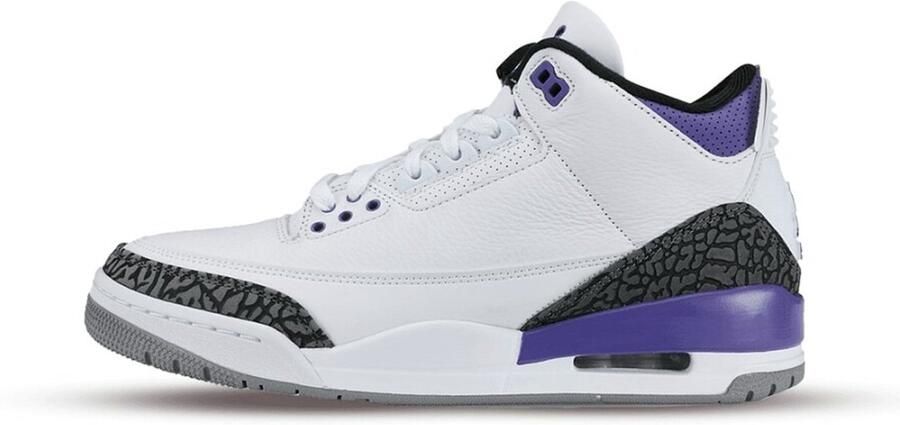 Jordan Air 3 Retro(Gs ) White Black Dark Iris Ce t Grey Schoenmaat 37+ Shoes grade school DM0967 105 - Foto 2
