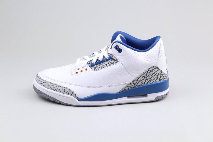 Nike Sneakers Baskets Air Jordan 3 Retro Wizards cuir