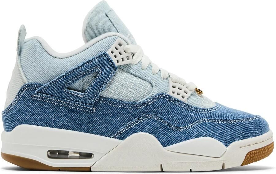 Jordan WMNS Air 4 Retro "Worn Blue" Women blauw Schoenen