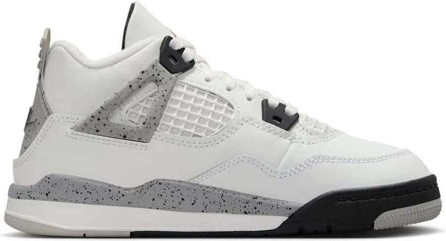 Jordan Air 4 Retro OG "White Ce t" (PS) Unisex Basketball wit Schoenen