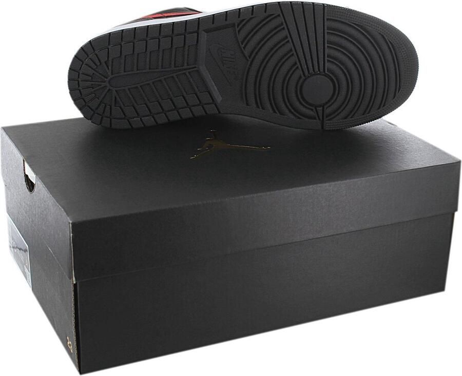 Jordan Air 1 Low Basketball Schoenen black fired red white maat: 42 beschikbare maaten:42 44.5 45 - Foto 4