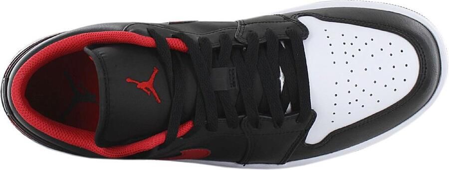 Jordan Air 1 Low Basketball Schoenen black fired red white maat: 42 beschikbare maaten:42 44.5 45 - Foto 8