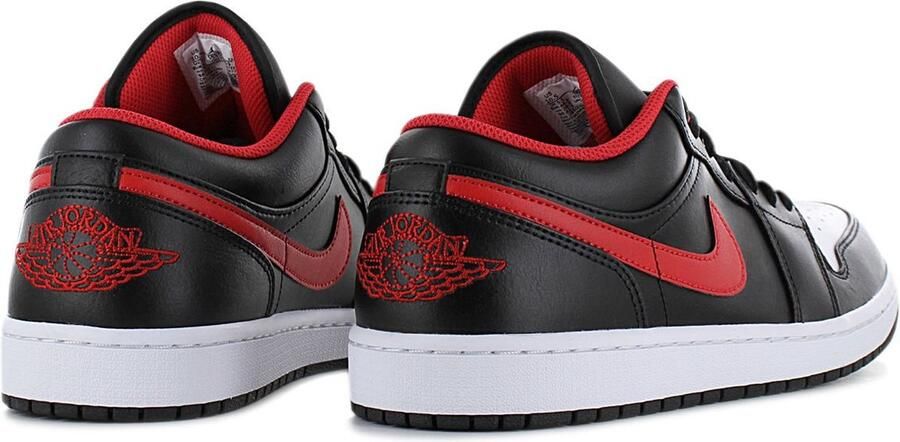 Jordan Air 1 Low Basketball Schoenen black fired red white maat: 42 beschikbare maaten:42 44.5 45 - Foto 6