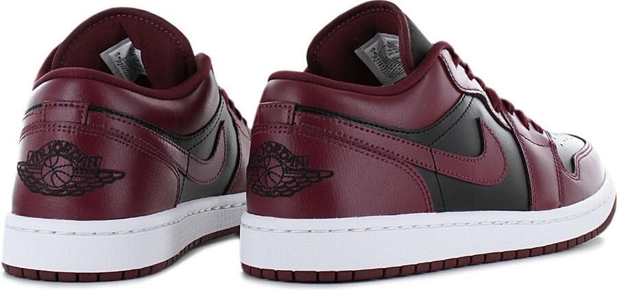 Jordan Wmns Air 1 Low Black Cherrywood Red White Schoenmaat 42 1 2 Sneakers DC0774 006 - Foto 4