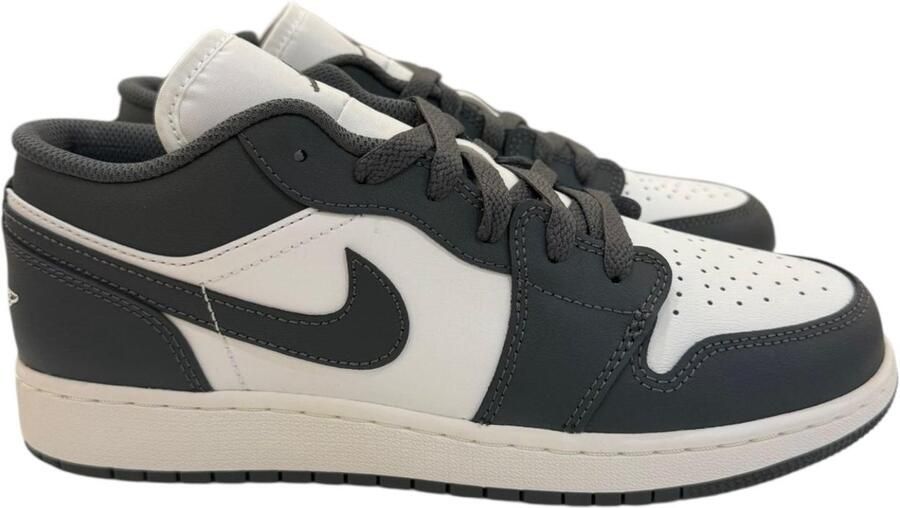 Nike AIR JORDAN 1 LOW UNISEX Sneakers laag white black iron grey” - Foto 2