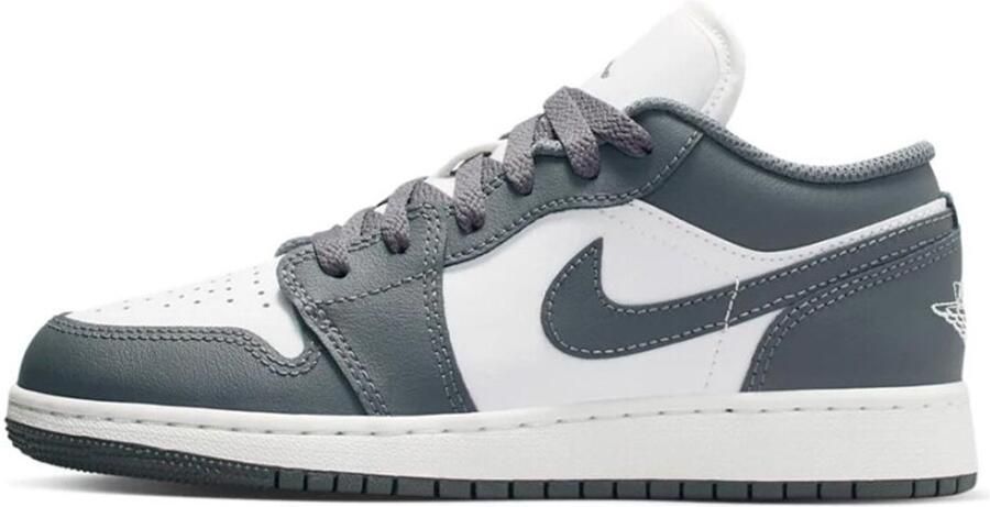 Nike AIR JORDAN 1 LOW UNISEX Sneakers laag white black iron grey”