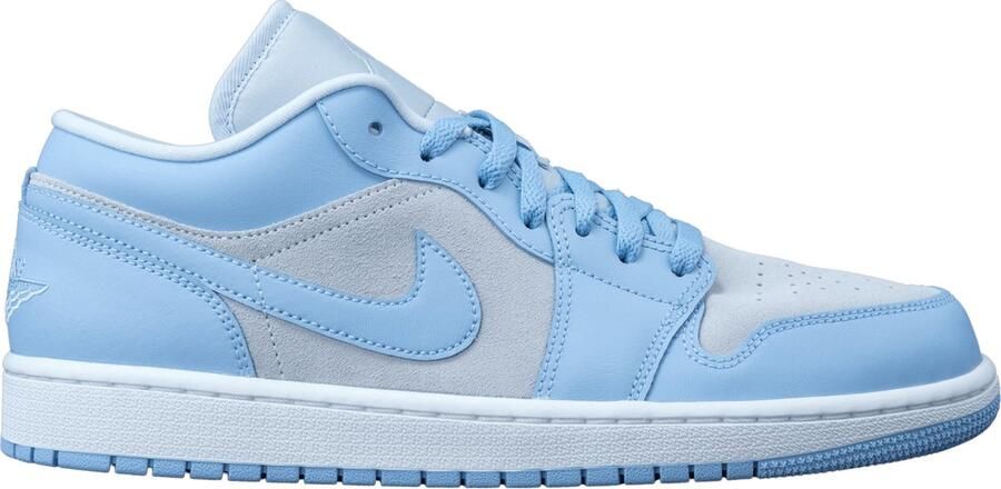 Jordan Nike Air 1 Low University Blue Grey Sneakers Unisex Doos Zonder Deksel