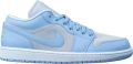 Jordan Nike Air 1 Low University Blue Grey Sneakers Unisex Doos Zonder Deksel - Grijs