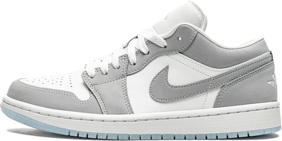 Jordan Sneakers laag 'Air 1' grijs wit - Foto 2