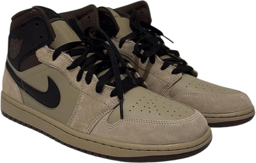 Jordan Schoenen Air 1 Mid Khaki- Heren Khaki