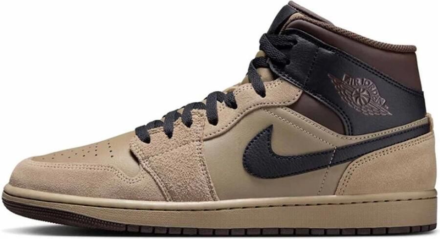 Jordan Schoenen Air 1 Mid Khaki- Heren Khaki