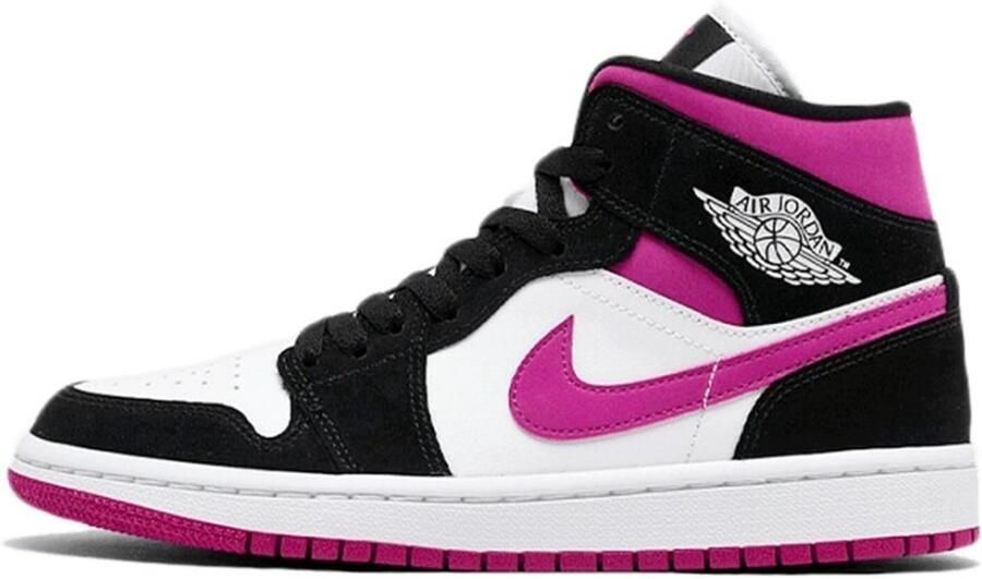 Jordan Air 1 Mid Dames Black Purple Dames - Foto 2