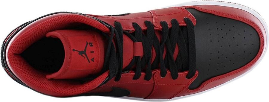 Jordan Air 1 Mid Gym Red Black White White Schoenmaat 40 1 2 Sneakers 554724 660 - Foto 8