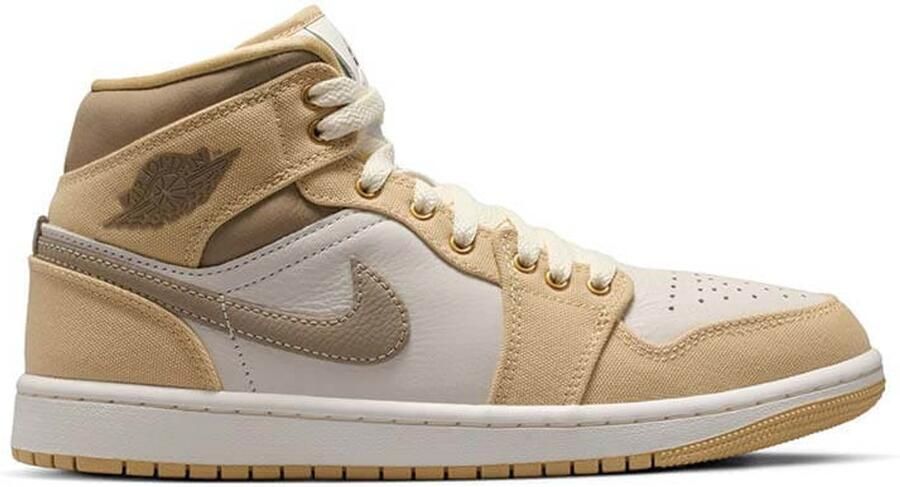 Jordan Air 1 Mid SE Khaki Sesame Women Brown