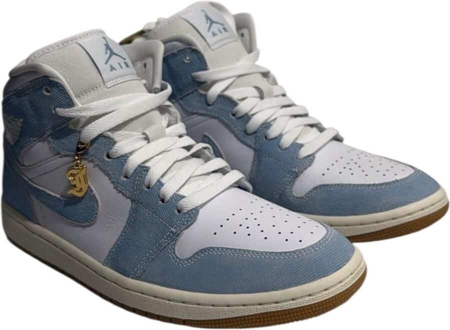 Jordan Air 1 Mid Dames Blauw- Dames Blauw