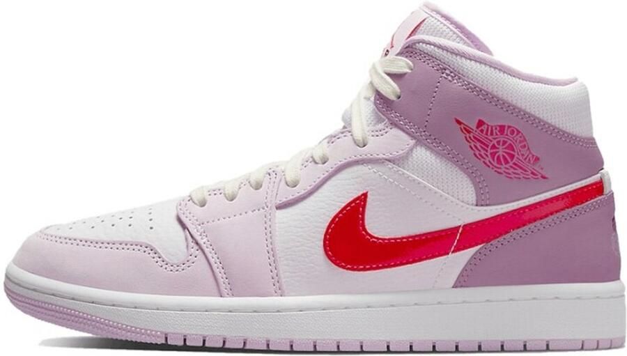 Nike Air Jordan 1 Mid VD Sneaker Wit Paars Roze Limited edition