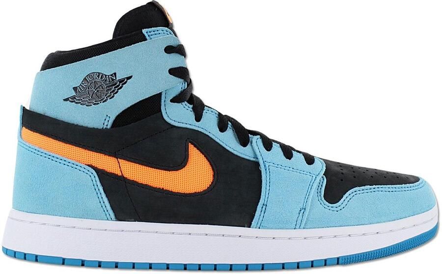 Jordan Air 1 Mid Zoom CMFT 2 Heren Basketbalschoenen Sneakers Schoenen Blauw-Zwart DV1307