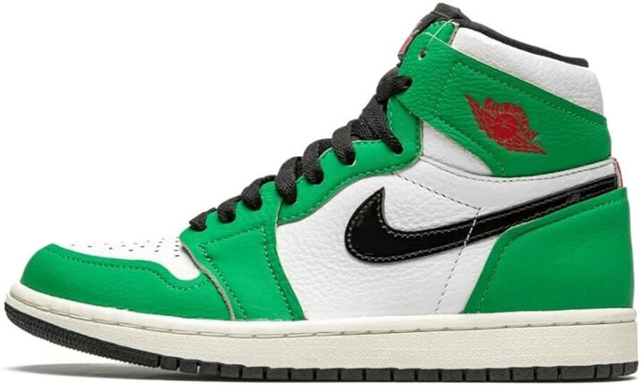 Nike Hoge Sneakers Baskets air jordan 1 retro high lucky green cuir
