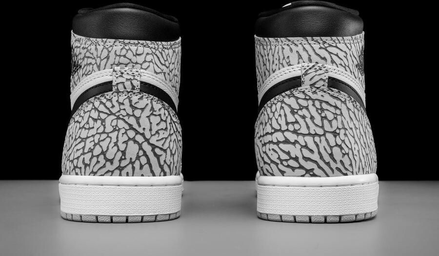 Air Jordan 1 Retro High OG Tech Grey Zwart Wit Muslin Grijs Zwart 1 Lifestyle Heren Sneakers voor Mannen - Foto 2