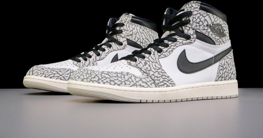 Air Jordan 1 Retro High OG Tech Grey Zwart Wit Muslin Grijs Zwart 1 Lifestyle Heren Sneakers voor Mannen - Foto 4