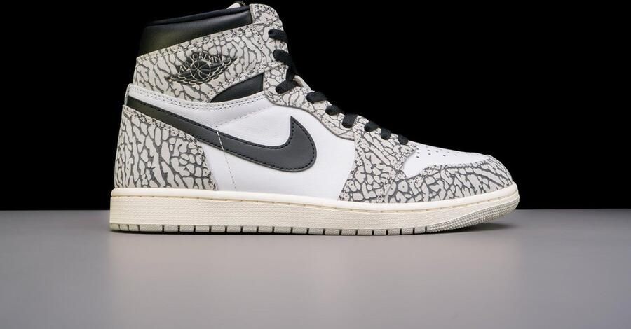 Air Jordan 1 Retro High OG Tech Grey Zwart Wit Muslin Grijs Zwart 1 Lifestyle Heren Sneakers voor Mannen