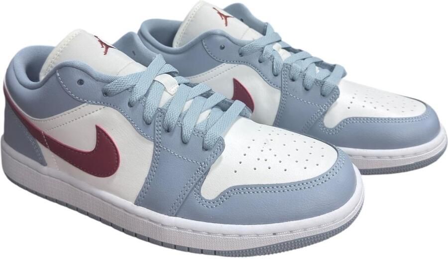 Jordan Wmns Air 1 Low 1 sail dune red blue grey white maat: 36.5 beschikbare maaten:36.5 37.5 36 38 39 40.5 41 42.5 43 44 - Foto 2