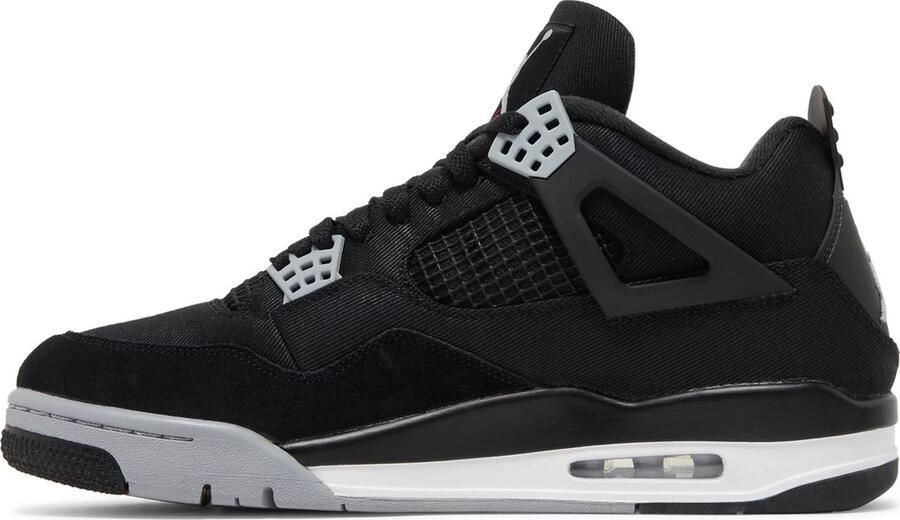Nike Air Jordan 4 Retro SE Black Canvas DH7138-006 ZWART Schoenen - Foto 9