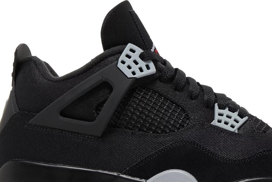 Nike Air Jordan 4 Retro SE Black Canvas DH7138-006 ZWART Schoenen - Foto 4