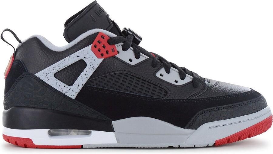 Jordan Air Spizike Low Bred Cement Heren Sneakers Basketball Schoenen Zwart FQ1759 - Foto 2