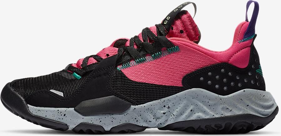 Jordan Delta Zwart Court Purple Watermelon Neptune Green Zwart Paars Delta Lifestyle Heren Sneakers voor Mannen Doos zonder deksel
