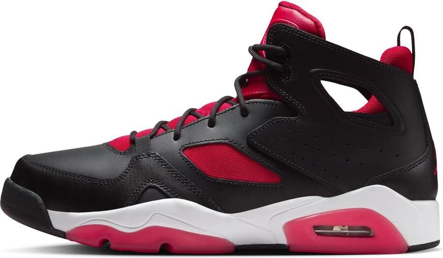 Jordan Flight Club '91 Basketbalschoenen Zwart Varsity Rood-Wit