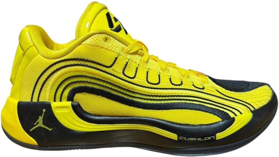 Jordan Luka 4 Q54 Basketbalschoenen Mannen Geel Zwart