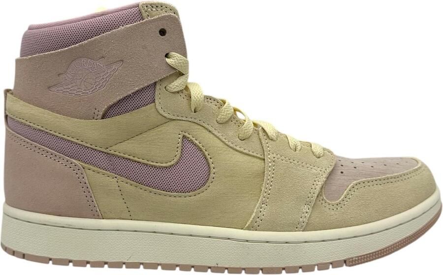 Jordan Nike 1 Dames Sneakers Paars Beige