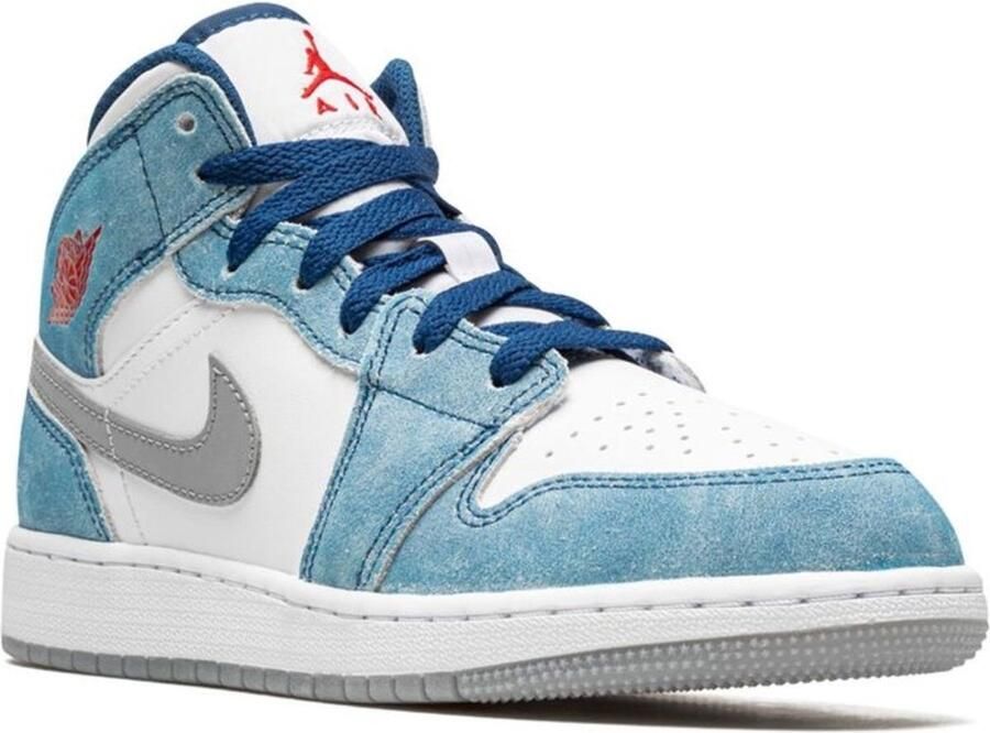 Jordan Nike Air 1 Mid 'French Blue' GS Sneakers