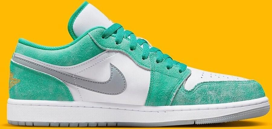 Jordan Sneakers Nike Air 1 Low Special Edition Emerald White - Foto 2