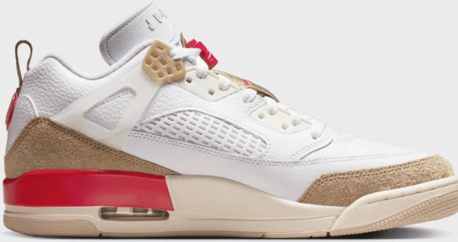 Jordan Spizike Low Sportschoenen nen Wit Bruin Rood - Foto 2