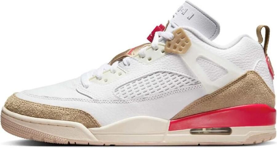 Jordan Spizike Low Sportschoenen nen Wit Bruin Rood