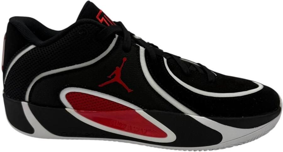 Jordan Tatum 4 Basketbalschoenen Zwart Wit Rood