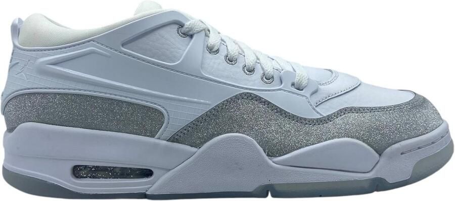 Nike Air Jordan 4 RM Wmns White Metallic Silver Sneakers Wit Zilver - Foto 2