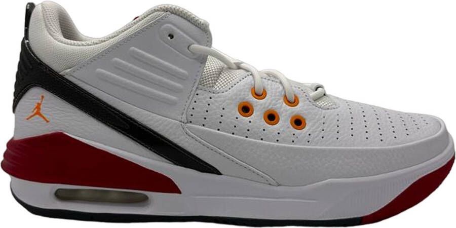 Jordan Max Aura 5 Basketball Schoenen white vivid orange cardinal red maat: 40.5 beschikbare maaten:41 42.5 40 43 44.5 45 46 40.5