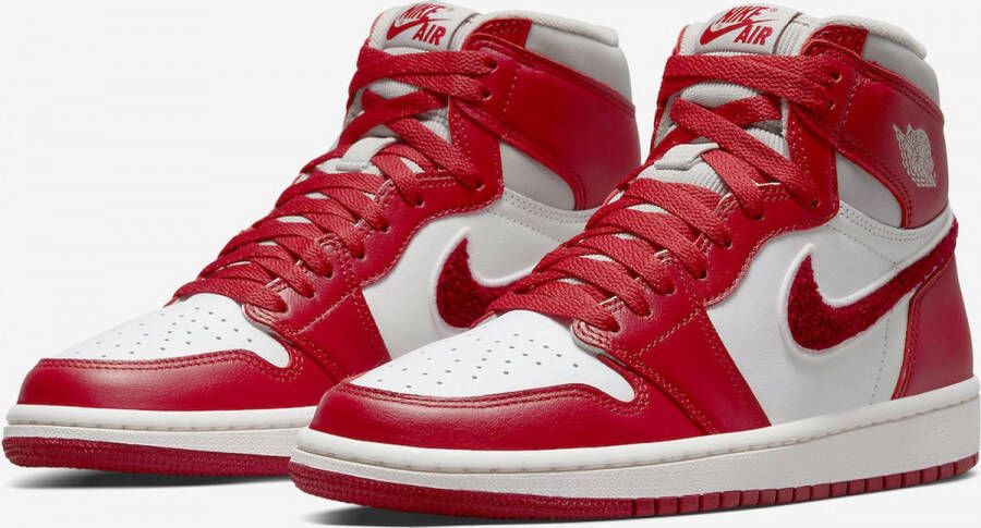 Jordan W Air 1 Retro Hi Og Lt Iron Ore Varsity Red Sail Schoenmaat 37 1 2 Sneakers DJ4891 061