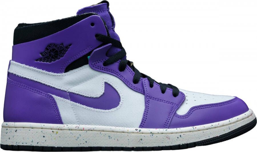 Jordan Air 1 Zoom Air Cmft Dark Iris White Black Sail Schoenmaat 48 1 2 Sneakers CT0978 501