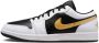 Jordan Nike Air 1 Low White Black Gold Sneakers Heren Doos Zonder Deksel - Thumbnail 1